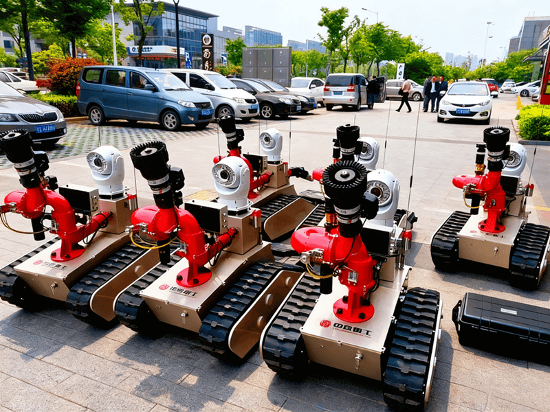 Çin'in yangınla mücadele devleri, yangınla mücadele robotik pazarına girerek sektörde yeni değişikliklerin habercisi oldu