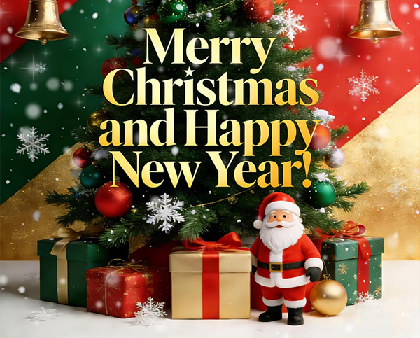 Tatil Selamları: Mutlu Noeller ve Mutlu Yıllar!