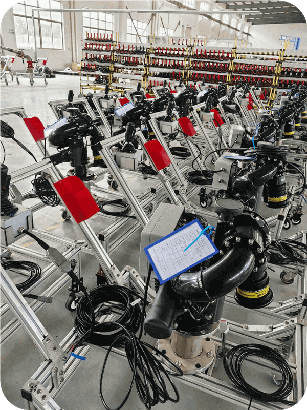 Sipariş İlerleme Durumu Güncellemesi: Özelleştirilmiş elektrikli yangın monitörünüz PSKD20-40 yeniden siparişiniz incelendi ve gönderildi